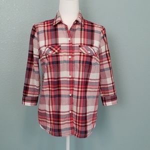 Sonoma Three-Quarter Sleeve Button Down Shirt